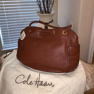Cole Haan large brown shoulder bag